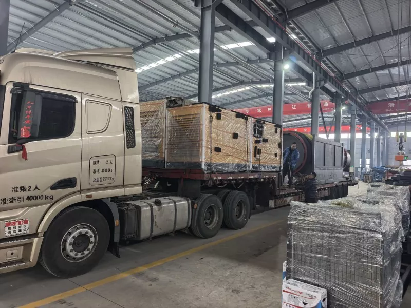 Jinqi Mining Machinery envia um lote de equipamentos de separação e suporte de tambores para a Rússia